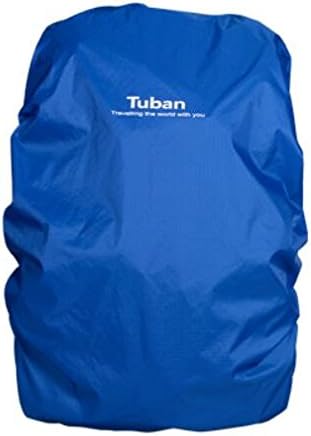 Tuban Foldable Basic Drawstring Tote Cinch Sack Promotional Backpack for Shopping Gym Sports Women Men And Kids FSBB001 (Blue, 50L)