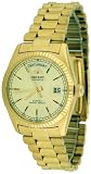 Orient #2EV03002G Men's Classic Day/Date Gold Tone Self Winding Automatic Watch