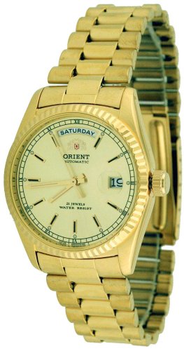 Best Price Orient #2EV03002G Men's Classic Day/Date Gold Tone Self Winding Automatic Watch
