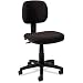 Basyx VL610VA10T VL610 Series Swivel Task Chair, Black Fabric/Black Frame