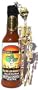 Day of The Dead Hot Sauce with Full Skeleton Key Chain - 5oz