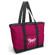 Pink Horse Tote Bag Rich Pink Horses - For Travel or Beach Best Unique Gift Ideas for Her, Women, or Ladies