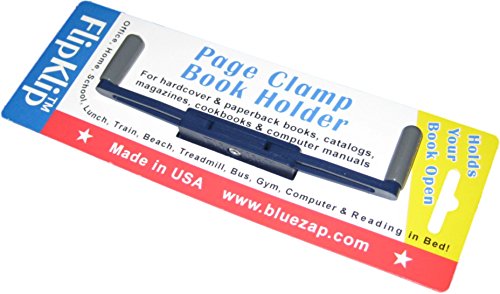 FlipKlip Ergonomic Book Holder 1-Pak