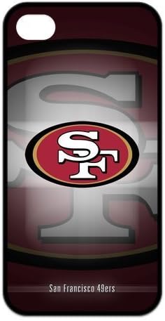 Fashion San Francisco 49ers Personalized iPhone 4 4S Rubber Silicone Case Cover -CCINO