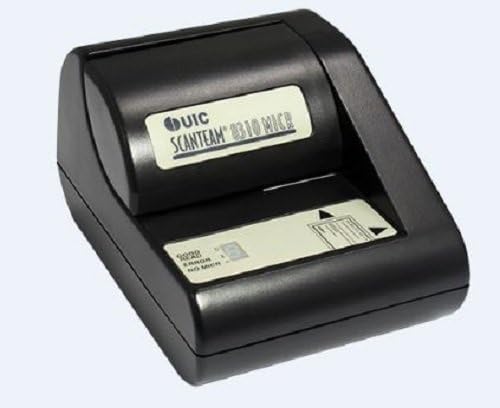 Uniform Industrial Corp MSR213V-12AKNR Magnetic Strip Reader, USB Interface, Virtual Com Port, Dual Tracks, Buzzer/Led, Black