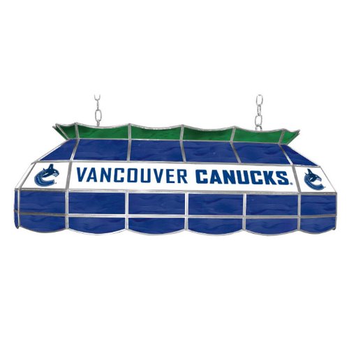 NHL Vancouver Canucks Stained Glass 40-inch Lighting Fixture