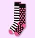 2 Pairs of Older Girls Cotton Rich Assorted Knee High Socks