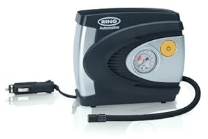 RING Mini compresseur d'air portable 12v gonfleur pneu