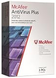 McAfee antivirus plus 2012 (3 postes, 1 an) - mise à jour