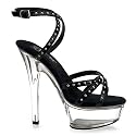 KISS-231, 6' Stiletto Heel Ankle WRap PF Sandal