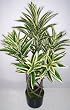 3' Braided Trunk Artificial Yucca Plant (Variegated)
