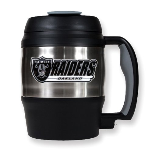Oakland Raiders 52oz Macho Travel Mug