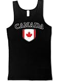 Canada Flag Shield International Soccer Juniors Tank Top, Canadian National Pride Juniors Boy Beater