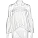Sunward(TM) Women Sexy Off Shoulder Long Sleeve T Shirt (XXLarge, White)