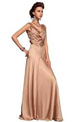 Beaded Applique Crystal Crystals Lace Chiffon/Taffeta/Tulle Evening Dress 