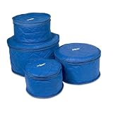 Hagerty Plate Saver China Storage, Set of 4, Blue