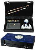 Chinese Japanese Characters Writing - Ming Complete Chinese Calligraphy Set in Royal Blue Case Chinese Japanese Characters Writing - Ming Complete Chinese Calligraphy Set in Royal Blue Case