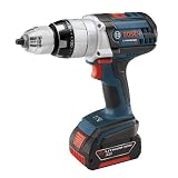 Bosch HDH181-01 18V Brute Tough Hammer Drill Driver with 2 3.0ah Batteries, Blue (Tools & Home Improvement)