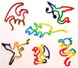 Bama Band Silly Kid Bandz Tye Dye Dragons Tie 24PK Bama Band Silly Kid Bandz Tye Dye Dragons Tie 24PK