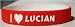 I Love Lucian Custom Wristband