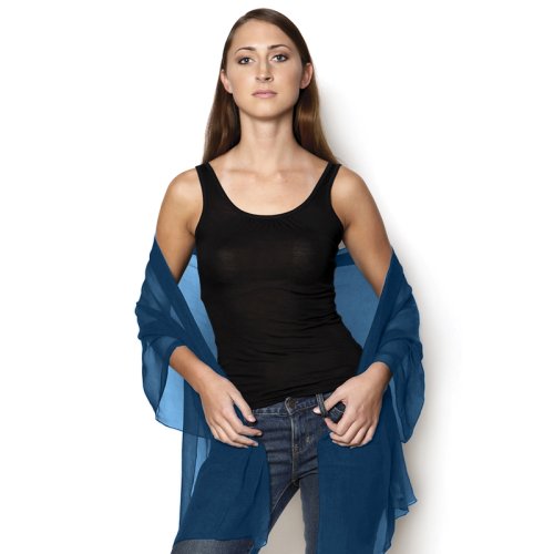 Click here to buy Azuri Silk Chiffon Wrap - 110 Colors by Azuri.