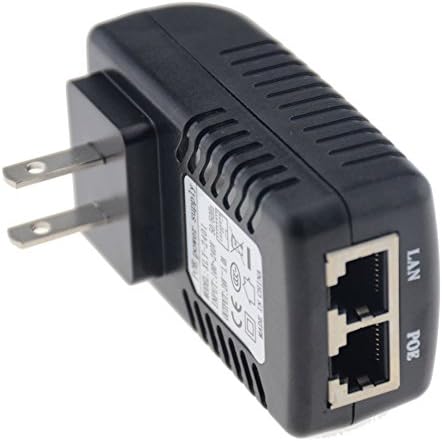 Xinray 12V 1A Power Over Ethernet Injector Adapter for IP POE Camera