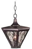 Caldera Hanging Lantern in Ebony Pearl