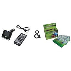AIV FM-Transmitter FMT893 - MP3/WMA-Player - USB-Anschlu� Steckplatz f�r SD-Karte - RDS-Titelanzeige inkl. Reinigungst�cher Set