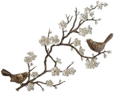 Bids and Blossom Garden Wall Plaque
