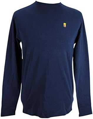 Marina Militare Mens Long Sleeve T-Shirt Size XL US Regular - Blue Cotton