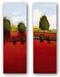 Paisaje VII-VIII Set by Ivan Reyes 12"x36" Art Print Poster Latin