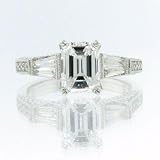 41cqOkrRnCL. SL160  2.62ct Emerald Cut Diamond Engagement Anniversary Ring