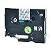 GREENCYCLE 2 Pack Compatible for TZ TZe 131 TZ-131 TZe-131 Standard Label Tape for Ptouch PT-D210 PT-H110 PT-D400AD Label Maker 12mm (1/2 Inch) x 8m (26.2 ft) Laminated Black on Clear