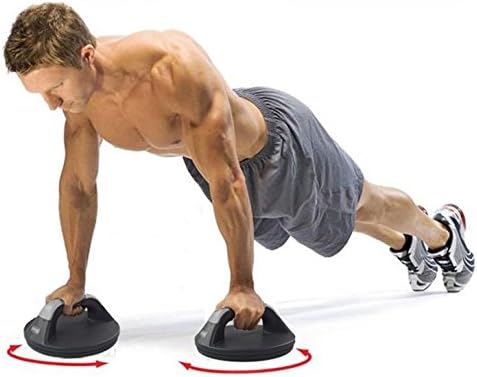 Perfect Multi-Angled Rotating Pushup Pro-VitActivate-Non-Slip Grips &amp; Stand, Smooth Rotation Eliminates Wrist Strain, All-in-One Pushup System, Complete Fitness Workout, Great For All Fitness Levels