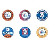 Philadelphia 76ers 6 Button Set