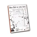 Eigenschaften Sheepworld 40165 / Sheepworld 40165 Bilderrahmen Ohne Dich ist alles doof