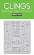 Hero Arts CLINGS Rubber Stamp / Hello
