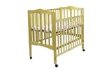 Dream On Me Folding 2-in1 Portable Crib - Natural
