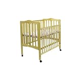 Dream On Me Folding 2-in1 Portable Crib - Natural by Dream On Me