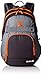 Hurley Men's Honor Roll Solid Blocked Backpack, Dark Grey/Wolf Grey/Total Orange, One Size