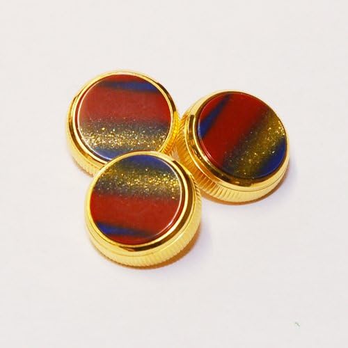BACH Stradivarius Trumpet Finger 24K Gold-Plated Buttons Set of 3 Midas Touch