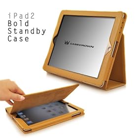 Click here to buy CaseCrown Bold Standby Case (coffee) for iPad 2 (Built-in magnet for Apple Smart Cover's sleep....