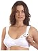 38B Bras - Leading Lady Baby Sees It Cotton Wirefree Nursing Bra -- white size: 38b