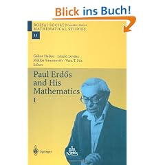 Paul Erd�s and His Mathematics: 2 Bde. (Bolyai Society Mathematical Studies)