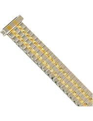 Watch Band Expansion Ladies Two Tone Gold and Silver fits 10mm to 12mm