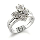 Jewelry - 1 Carat Clear CZ Wedding Ring