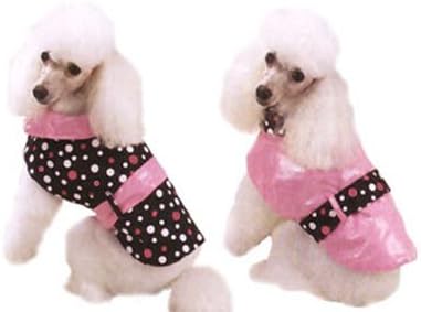 Rain or Shine Reversible waterproof Dog Pet Jacket Raincoat