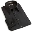 Van Heusen Men's Long Sleeve Wrinkle Free Poplin Fitted Solid Shirt