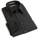 Van Heusen Men's Long Sleeve Wrinkle Free Poplin Fitted Solid Shirt