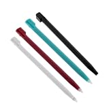 GTMax 4 Stylus (Black + White + Light Blue + Red) for Nintendo DSi XL, DSi
